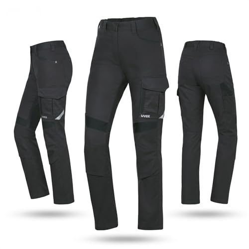 Uvex Damen-Arbeitshose suXXeed – Stretch Bundhose mit Kniepolstertaschen – Größe 21