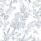 CiCiwind Peel and Stick Wallpaper Blue White Self Adhesive Wallpaper 44×300cm Floral Contact Paper Thicken Stick on Wallpaper Waterproof Vinyl Wrap for Wall Furniture Decorate