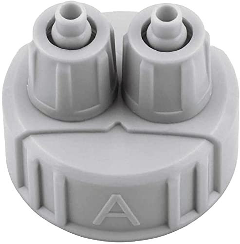 Double Connector Bottle Cap Pro Co2 Bottle Cap DIY Co2 System Kits Generator Part Bottle Cap Co2 Diffuser Aquarium Accessories a