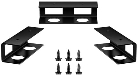 Nicear Under Desk Storage Rack Desktop Wall Mount Metal Tray Bracket for Laptop Tablet Keyboard Router