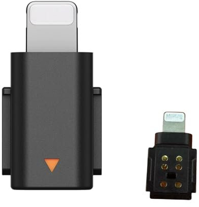 Fraternize DJI Mic Mini Original Handy-Adapter für iPhone 14, 13, 12, 11, XS Max 8, Lightning-Smartphone/PC/Mac-Anschluss, Zubehör für DJI Mic Mini, (nicht kompatibel mit DJI Mic 2/Mic)