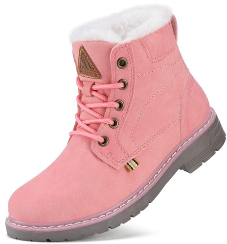 Mishansha Stivali da Neve Bambini Invernali Calda Imbottitura 24-36 EU | Scarpe, Stivaletti, Bambino, Bambina, Trekking, Antiscivolo, Ragazzi, Ragazza