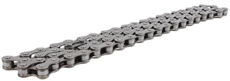 Fahrradkette vom Typ 410, 80 Glieder, robuste Ersatzradkette aus Stahl und Eisen für die Wartung und Reparatur von Fahrrädern, langlebiges Zubehör für die Kraftübertragung