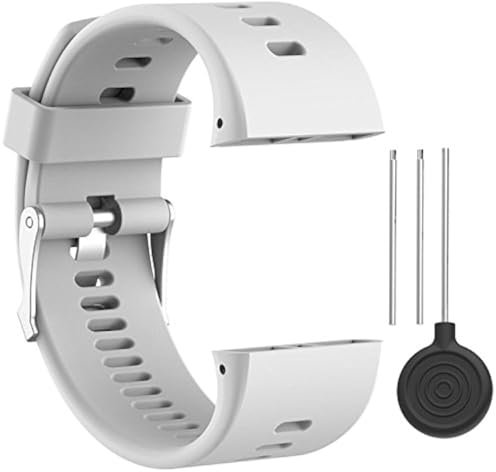QGHXO Cinturino per Polar V800, morbido cinturino di ricambio regolabile in silicone per orologio sportivo Polar V800 GPS (senza tracker)