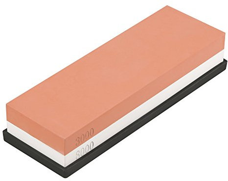 Schleifstein,Two Sides 3000 & 8000 Küchenmesserschärfer White Corundum Sharpener Stone 180 * 60 * 30mm