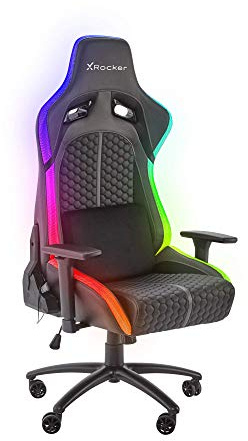 X-Rocker Stinger RGB eSports Gaming Chair with Vibrant LED Lighting (PS4)