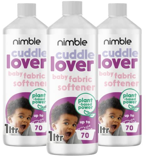 Nimble Cuddle Lover Weichspüler für Babykleidung, 1000 ml, Unscented, Weichspüler