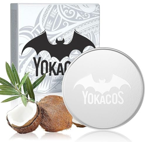 Tattoo Creme 50ml, YOKACOS Tattoopflege Täglich Butter, für Strahlende Tattoofarben & Glatte Tätowierte Haut, Tattoo Aftercare Balm, Fördert die Heilung & Befeuchten (Kokosnuss)