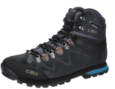 CMP Herren ATHUNIS MID Shoes WP Trekking-Schuhe, Grau-Grün (Titanio-Petrol), 43 EU