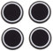 SENRN 4PCS Silicone Joystick Thumb Grip Compatible with Xbox 360 Game Controllers Soft Protect Cover.