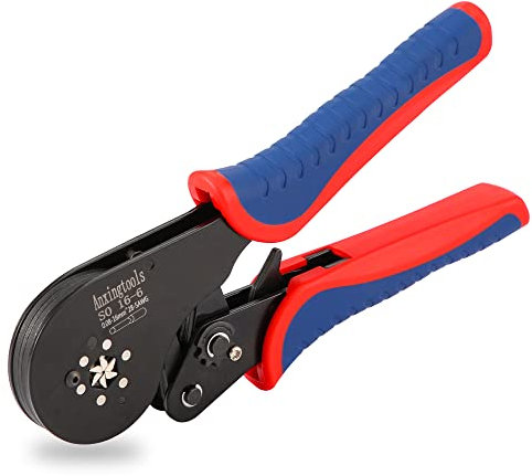 Anxingtools Sechskant-Aderendhülsen-Crimpzange, Aderendhülsen-Crimpzange und Sechskant-Aderendhülsen-Crimpzange, verwendet für 30–5 AWG/0.08–16 mm² Kabelendhülsen