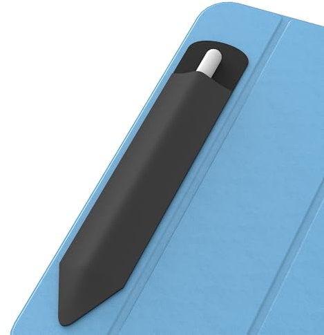 Qreninv Custodia per Pencil Compatibile con Apple Pencil 1/2 e Altri Stili, Tasca Elastica per Proteggere e Conservare con Funzione di Attaccamento, Fissabile sulla Custodia Tablet