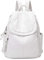 Kopinma Lässige Rucksack Damen Weichem Leder Backpackk Gewaschenem Leder Rucksack Mädchen Reisen Kleine Schul Tasche