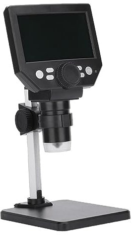 HEMOTON Digitalmikroskop Labormikroskop Mit LCD-Bildschirm Elektronisches Mikroskop -hd-Display Beleuchtung Für Qualitätskontrolle Lehrmittel Antiquitäten-identifizierung