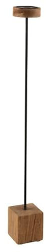 Paris Prix - Chandelier Sur Pied En Bois azete 90cm Naturel