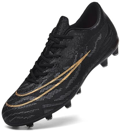 Football Boots Youth Spikes Mens Professional Football Shoes Microfibre Shoes Children Football Athletic Shoes Training Shoes Outdoor Sports Shoes Soccer Shoes Neutral