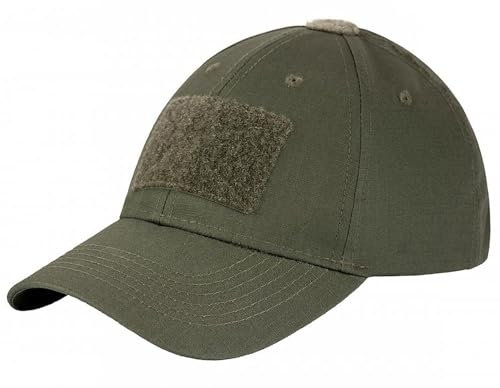 M-Tac Taktische Baseballkappe Rip-Stop – Flexibel, Wasserabweisend & Atmungsaktiv mit Klettverschluss für Outdoor & Taktische Einsätze, Army Olive, S/M