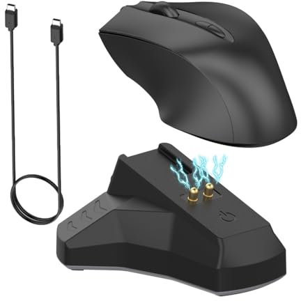 Mouse Charging Station for Razer DeathAdder V2 Pro Charging Station, USB Charger Base for Naga Pro Viper Ultimate Basilisk Ultimate Mouse Charger with Charging Cable