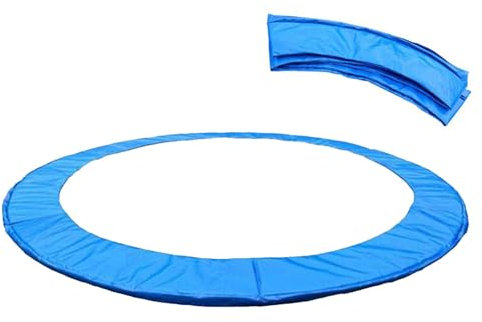 Cubierta Borde Cama Elastica 305 244 183cm, Cubierta para Borde De Cama Elástica, Almohadilla Cama Elastica, Protección UV Resistente A Desgarros PVC PE Cubierta para Cama Elástica Trampolín