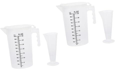 Amosfun 4pcs Measuring Cups Jugs Kitchen Baking Supply Kitchen Accessories Measuring Tools