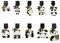 BALUKEYS 10 Stück USB C Staubschutz,USB C Schutzkappe mit Panda Anhänger,Type C Staubschutzstecker-Set,USB 3.1 Typ C Port Kompatibel mit Meiste Typ-C Handy,Kopfhörer Und Tablet Phone Zubehör