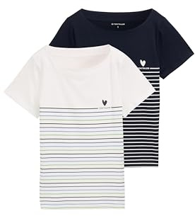 Tom Tailor Damen T-Shirts im 2er-Pack