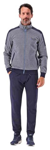 Leo Corsetteria Tuta uomo invernale felpata calda classica con zip cerniera tasche e pantaloni lunghi F.lli Campagnolo Tg.L (50) Avio 262 8Q77147