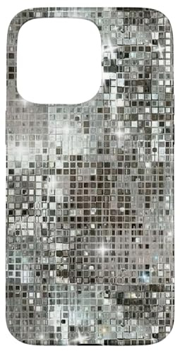 Aesthetic Disco Ball 70s 80s Mirror Ball Graphic Case for iPhone 15 Pro Max