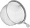 Cabilock théière passoire infuseur à thé pour thé en vrac filtres à thé en acier inoxydable filtre à résidus de thé passoires de théière passoires à thé en acier inoxydable Silver