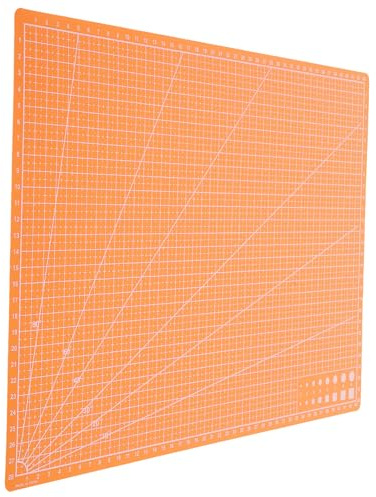 Tapis de Coupe Auto-réparateur Double Face PP pour Couture et Bricolage | Planche Orange Légère, Facile à Nettoyer, Solide, pour Passionnés DIY et Créateurs Professionnels