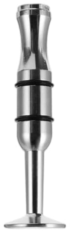 STOBAZA Messing Mundkrafttrainer für Anfänger Lippenmuskeltraining Blasinstrument Übungsmundstück Silber Rostfrei und Formstabil für Horn Posaune und Saxophon