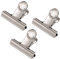 Clip per cerniere in metallo di grandi dimensioni, Coideal confezione da 20 pollici Clip da graffetta in metallo per bulldog/fascette fermasoldi per foto, foto, materiale per la casa (51mm)