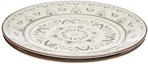 Ritzenhoff & Breker Teller-Set Valencia, 2-teilig, Durchmesser, Braun, 21.5 cm