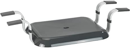 WENKO Badewannensitz Secura Premium - 150 kg Tragkraft, Polypropylen, 74 x 15.5 x 36 cm, Anthrazit