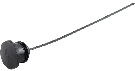 Tankdeckel, Schwarz mit 235mm langem Peilstab - Dip Stick - für Roller Vespa Citta und Ciao