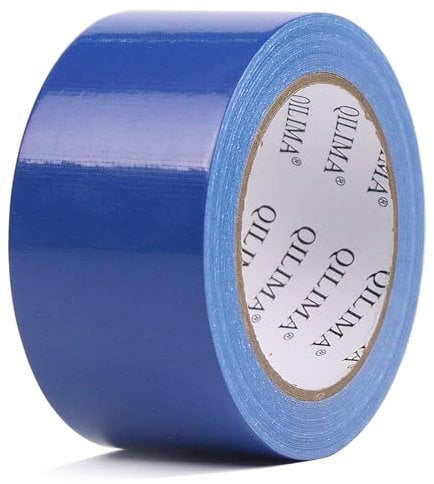 QILIMA Panzertape extra stark, 25.1 m x 50 mm – Wasserdichtes Reparaturband für innen & außen gewebeverstärktes Reparaturband, 1 Rollen (Blau)