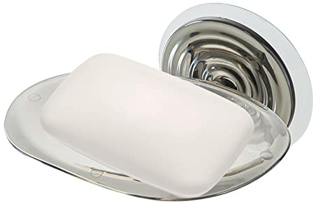 Porte-Savon Mural avec Ventouse, Porte-Savon Mural en Feuille - Porte-Savon Auto-vidage pour hôtels, salles, Toilettes