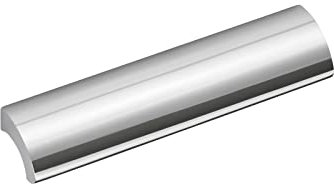 SOTECH Möbelgriff NORR BA 256 mm Chrom poliert Aluminium Griffleiste Griffprofil