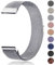 AK Bracelets de Montres 20mm 22mm Métal Montre Femme Homme Fixation Rapide, Axus Series Watch Bracelet de Remplacement 20mm 22mm (20mm, Argent)