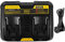 ASUNCELL Battery Charger Compatible with 12V-20V MAX Li-ion Battery, 3.0A Dual Port Fast Charger Compatible with DCB Series Tools Lithium Battery 18V, with double 2.1A USB Ports