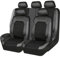 MAYNUO Auto Sitzbezüge, für Jeep Renegade 2014-2018 Sitzschoner Leder Wasserdicht rutschfest Atmungsaktiv Schonbezug Innenraum Zubehör,Grey