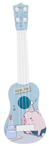 FELTECHELECTR Ukulele Musikalisches Spielzeug Musikinstrumente für Kinder Spielzeug für Kinder Gitarre für Kinder Gitarren für Kinder Kleinkind Musikinstrument Spielzeug Kindergitarre Plastik