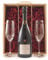 Bollinger Grand Annee Vintage Champagne 2015 with Two Riedel Crystal Champagne Flutes