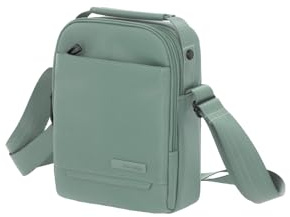 Travelite Cross Body Bag, WORKFLOW Umhängetasche aus recyceltem Material mit Sicherheitsfach, Sling Bag