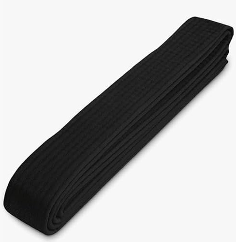 Karate Belt for Kids & Adults, Professional Martial Arts Rank Belt for Taekwondo, Judo - 1.5 Wide Multi-Stitched Durable Cotton Training Belt, Stays Tied for Training & Sparring,Black-1.5”x 8.5ft