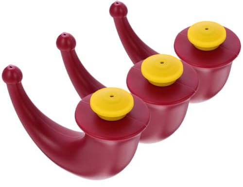 Ciieeo Lot de 3 Bouteilles de Rinçage Nasal Multifonction, Système d'Irrigation Nasale Portable, Nettoyage des Sécrétions, Usage Familial pour Adultes et Adolescents