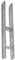 feuerverzinkte H-Anker, Pfostenträger, Pfostenanker, Pfostenschuhe, Carport, H-Träger, ohne Schrauben (Länge: 800mm, Gabelweite: 141mm)