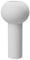 Cooee Design Vase Pillar aus Keramik in der Farbe Weiß Handgefertigt, Durchmesser: 12cm, Höhe: 24cm, HI-028-27-WH