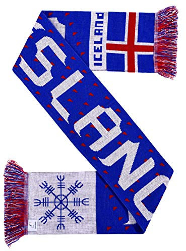 Iceland Island Soccer Strickschal