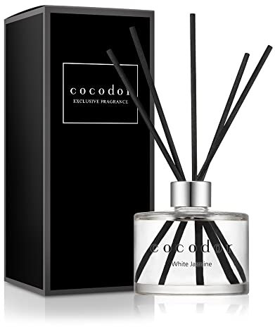 Cocodor Signature Reed Diffuser/White Jasmine/ 6.7oz(200ml) / 1 Pack/Reed Diffuser, Reed Diffuser Set, Oil Diffuser & Reed Diffuser Sticks, Home Decor & Office Decor, Fragrance and Gifts